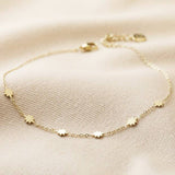 Stainless Steel Starry Anklet in Gold