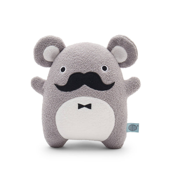 Plush Toy - Ricedapper - Grey Bear with Mustache