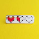 Heart Container Enamel Pin