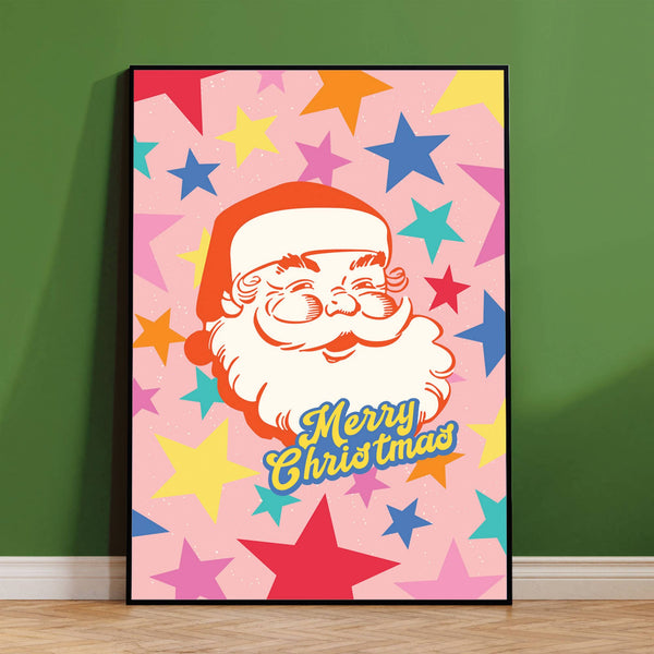 PINK CHRISTMAS | WALL ART PRINT: A4