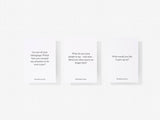 Simplicity Minimalist Lifestyle Cards