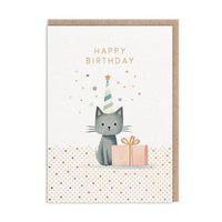 Cat Happy Birthday Card