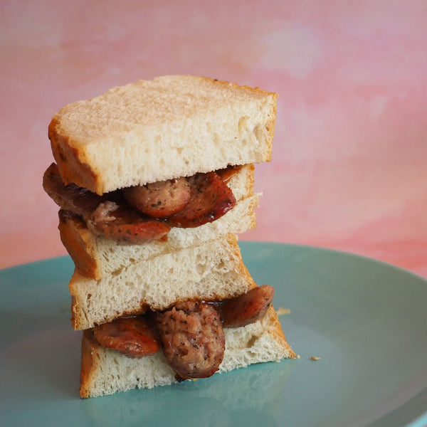 Sausage sandwich