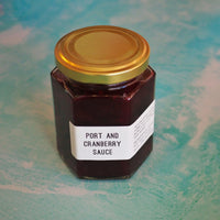 Homemade Port and Cranberry Sauce