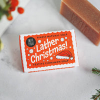 100% Natural Vegan Lather Christmas Soap Bar